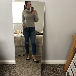 Chunky wool turtleneck sweater